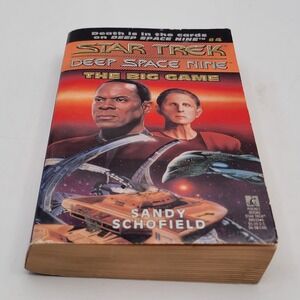 Sandy Schofield Star Trek Deep Space Nine The Big Game Paperback 1st Print Good